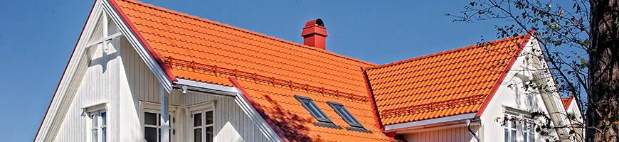 Villatak lagt med Monier Aerlox 2.0 betongtakpannor