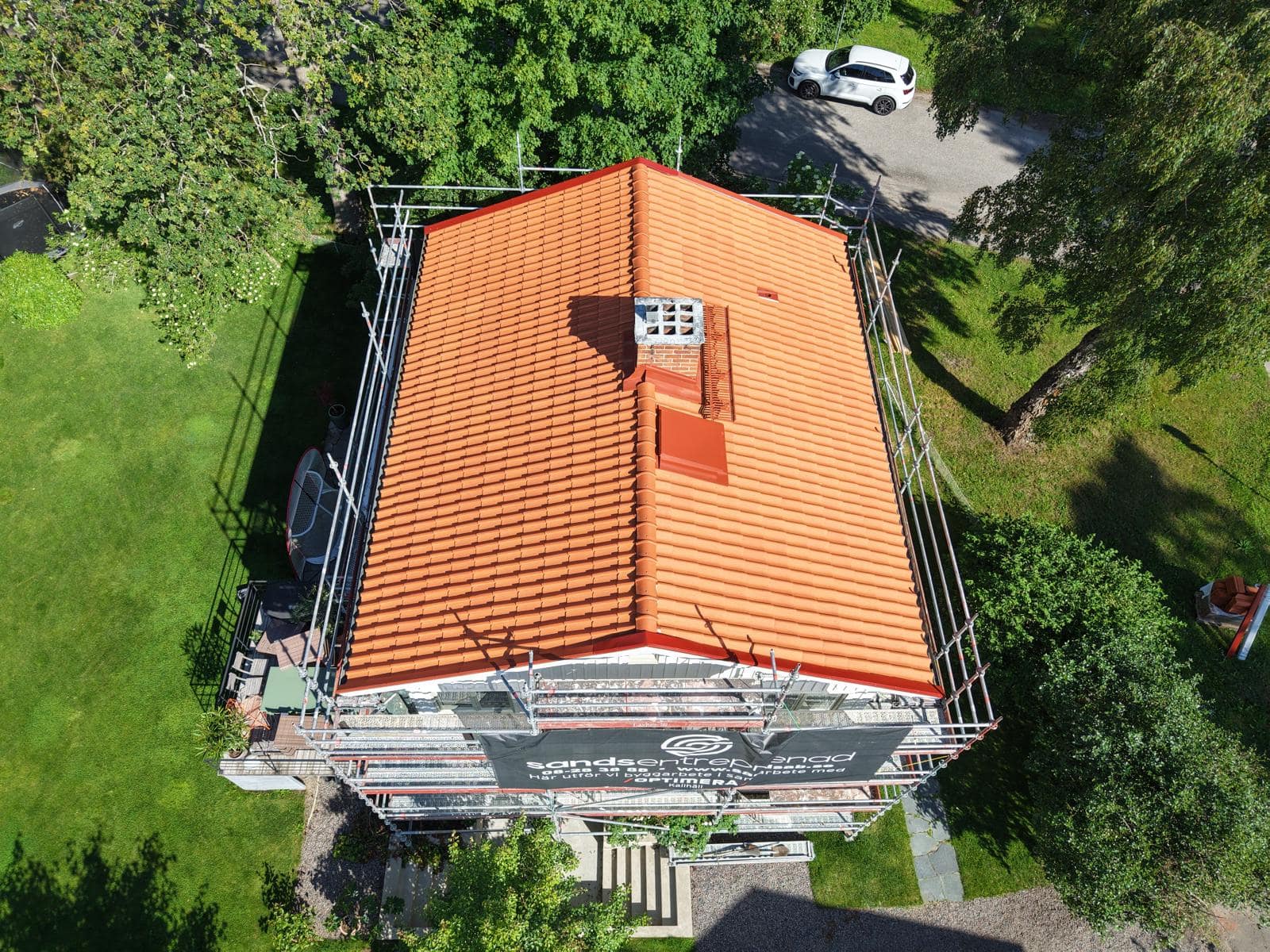 Takbesiktning utförd av certifierad takläggare