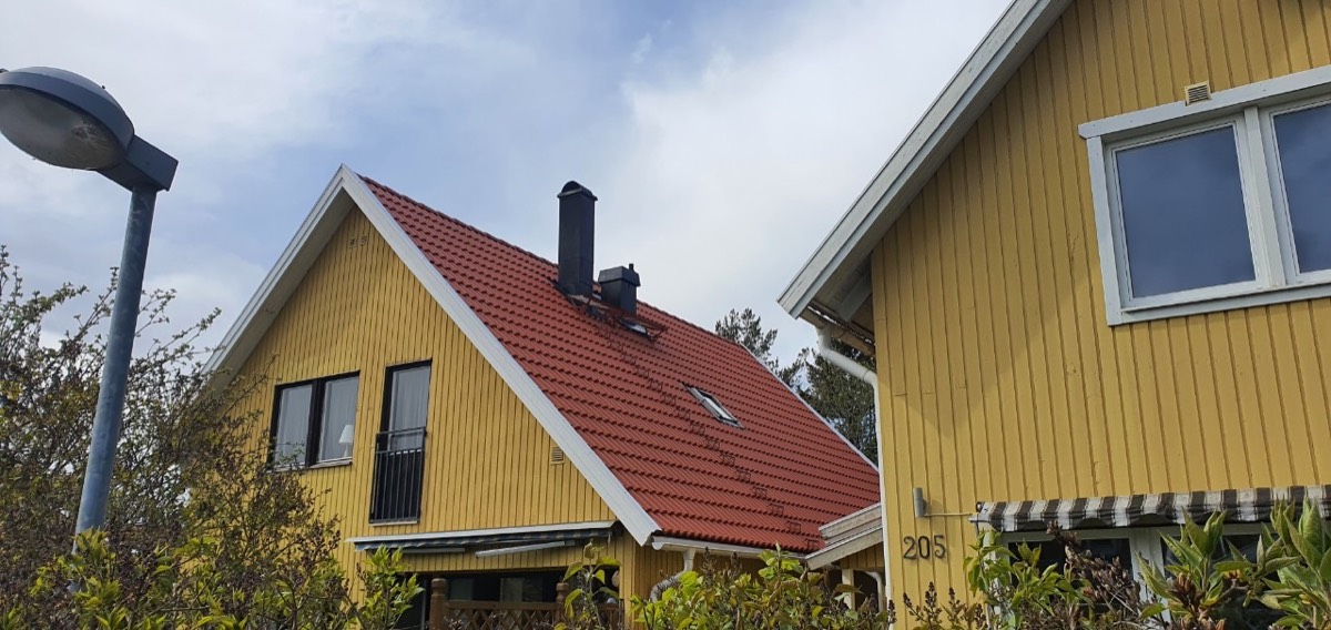 Byta eternittak i Stockholm: kostnad och sanering